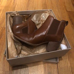Madewell Heeled Chelsea Boots - English Saddle